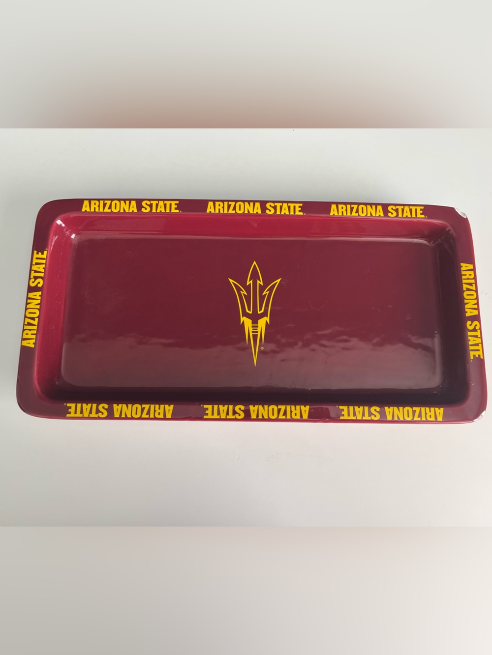 Boelter Brands Collegiate Arizona State University ASU Ceramic Serving Platter